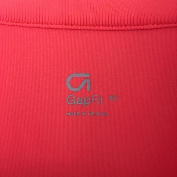 5/$15 Gapfit Coral Thumbhole Athletic Half‎ Zip Up - Picture 3 of 6